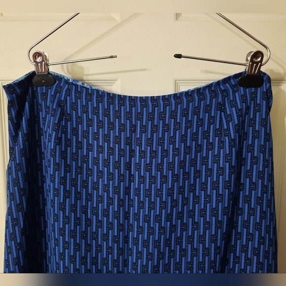 Emma James Reversible High Low Print Skirt - Picture 8 of 12